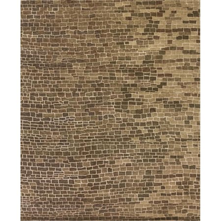 Loloi 10 ft. x 13 ft. 6 in. Hermitage Rectangular Shape Hand Knotted Area Rug- Latte HERMHE-16LT00A0D6